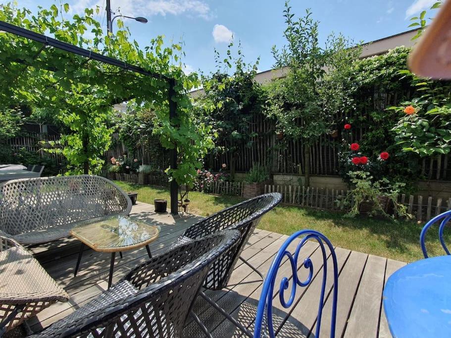 Appartement Dans Un Jardin Женева Экстерьер фото